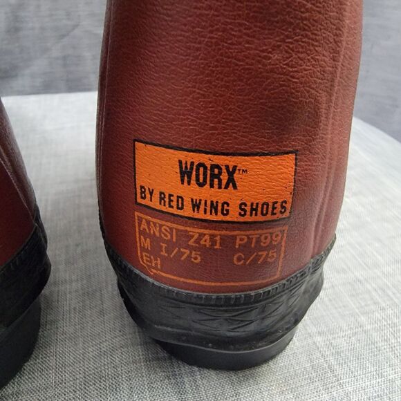 Red Wing Worx Overshoes Waterproof Steel Toe Boots 400 Thinsulate Ultra Men\'s 6 main image 11